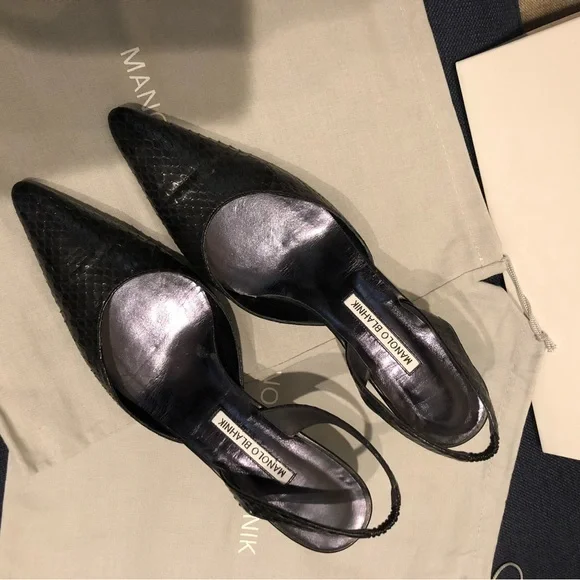 Manolo Blahnik Slingbacks - Picture 7 of 11